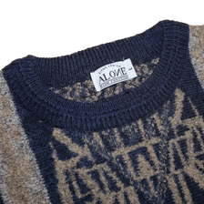Vintage Knit Sweatshirt Large - Double Double Vintage