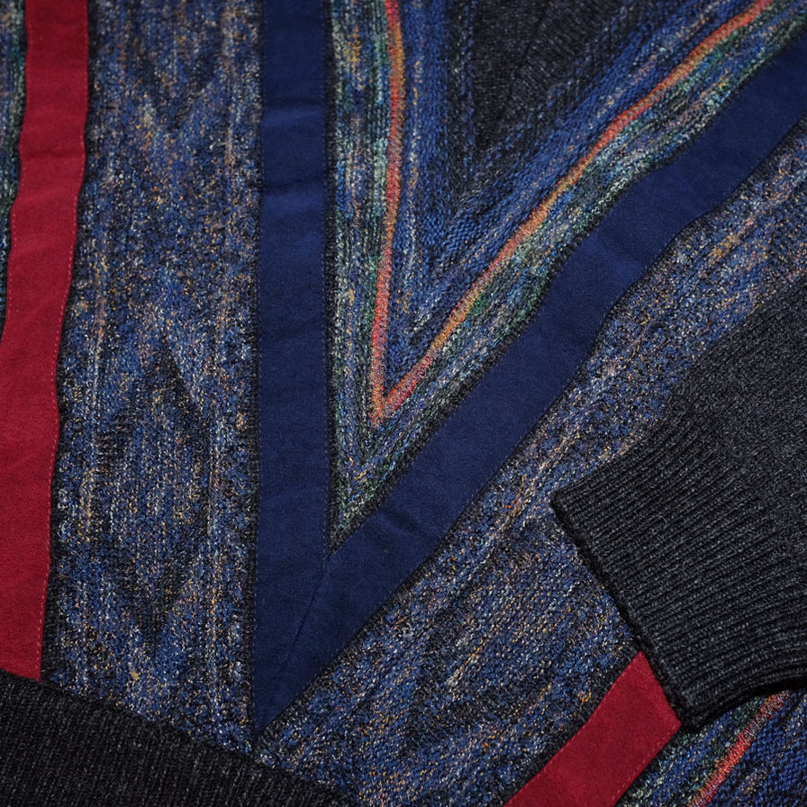 Vintage V-Neck Knit Sweater Small / Medium - Double Double Vintage