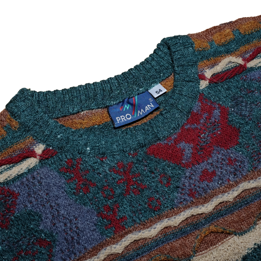 Vintage Knit Sweatshirt XLarge - Double Double Vintage