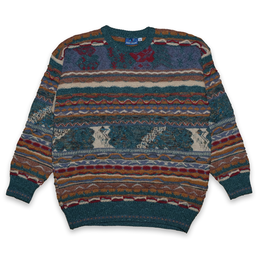 Vintage Knit Sweatshirt XLarge - Double Double Vintage