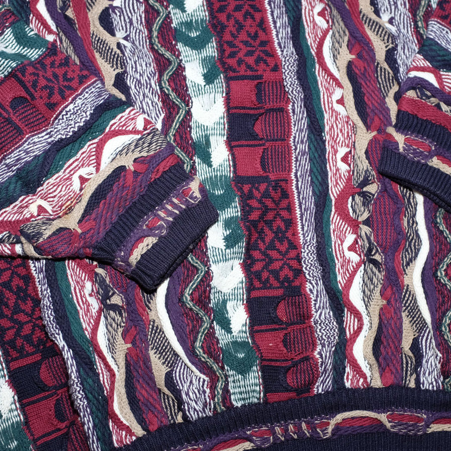 Vintage Coogi Style Sweater XLarge - Double Double Vintage