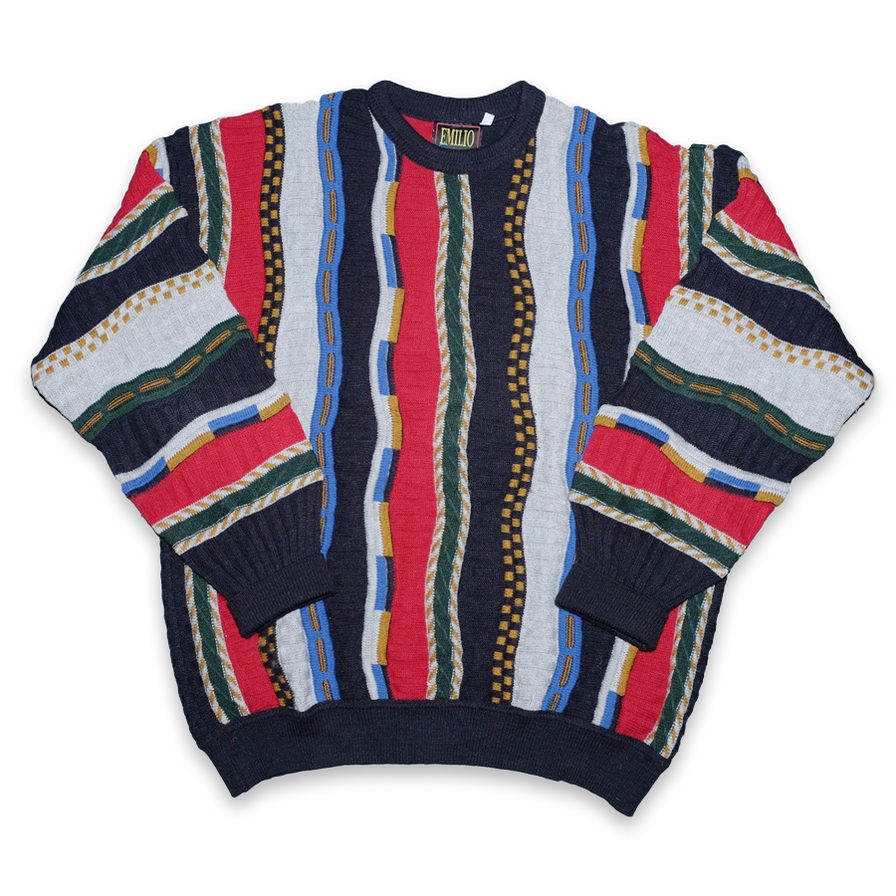 Vintage Coogi Style Sweater Large - Double Double Vintage