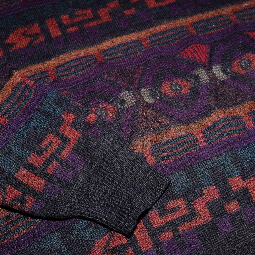 Vintage Pattern Sweatshirt Medium - Double Double Vintage