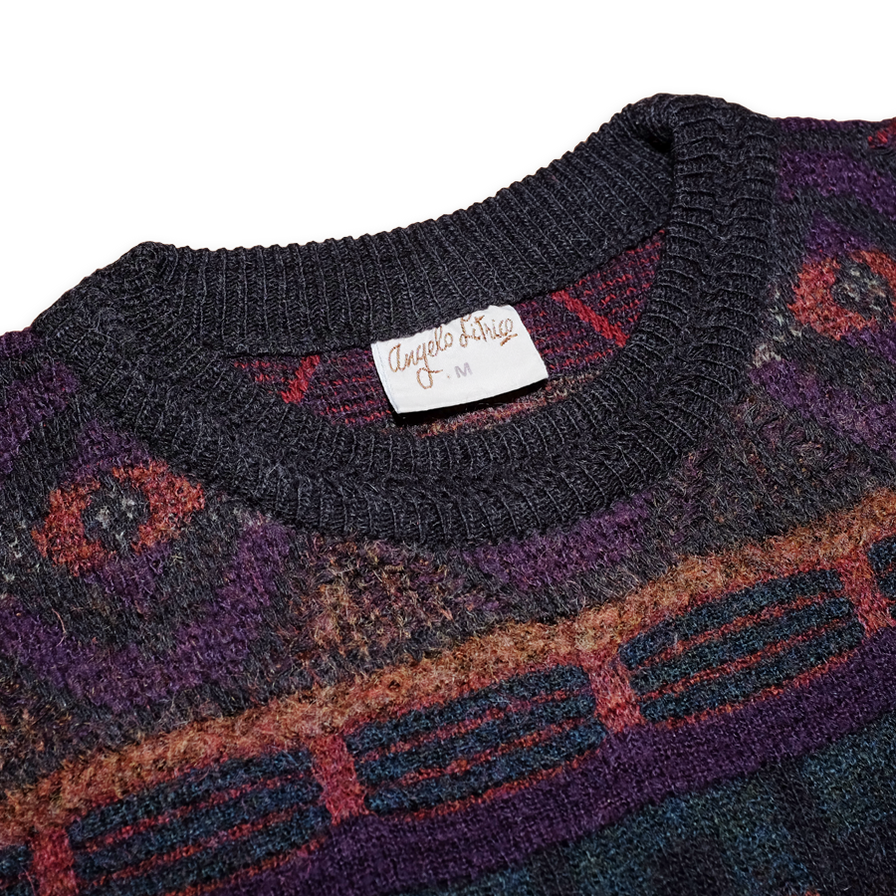 Vintage Pattern Sweatshirt Medium - Double Double Vintage