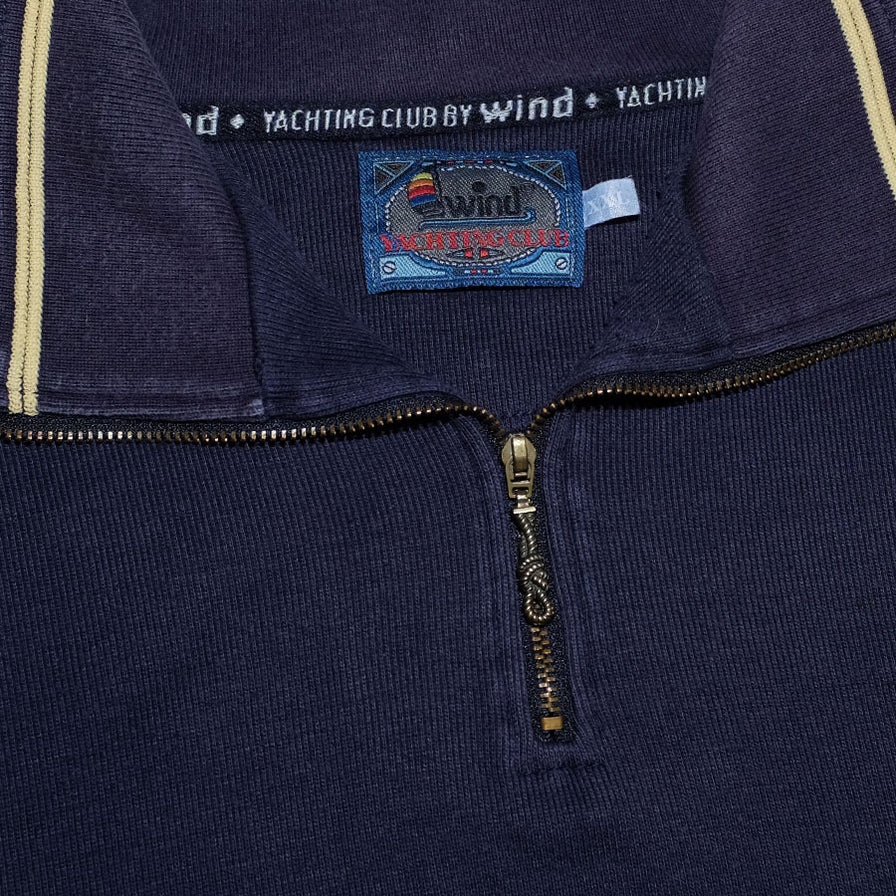Vintage Yachting Q-Zip Sweater XLarge / XXL - Double Double Vintage