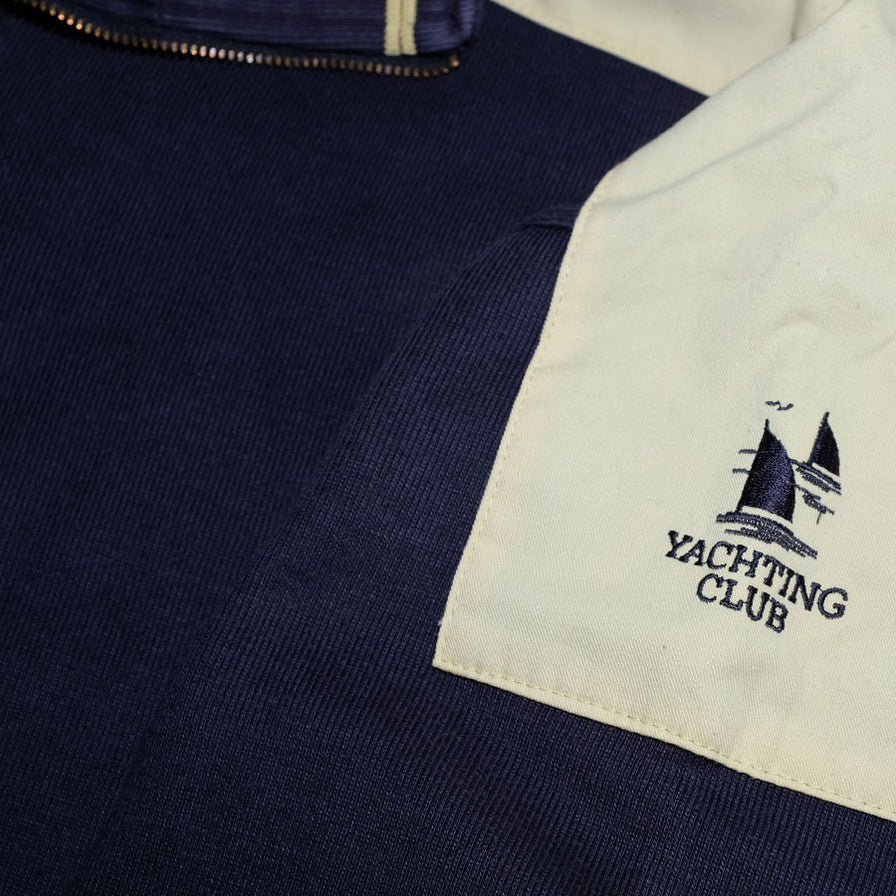 Vintage Yachting Q-Zip Sweater XLarge / XXL - Double Double Vintage