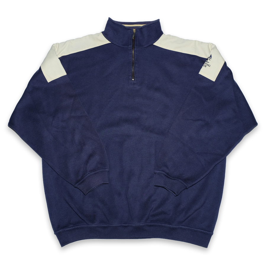 Vintage Yachting Q-Zip Sweater XLarge / XXL - Double Double Vintage