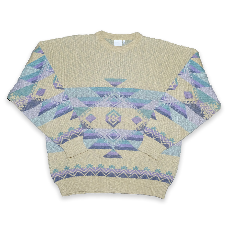 Vintage Knit Sweater Large - Double Double Vintage
