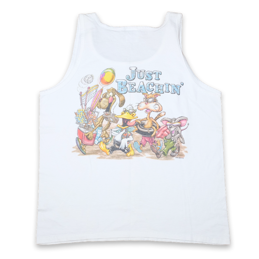 Vintage Graphic Tanktop Large - Double Double Vintage