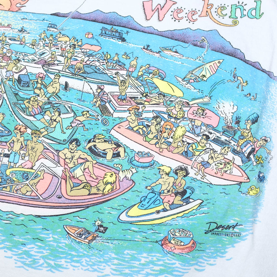 Vintage Graphic Tanktop Large - Double Double Vintage