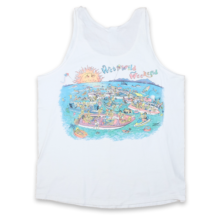 Vintage Graphic Tanktop Large - Double Double Vintage