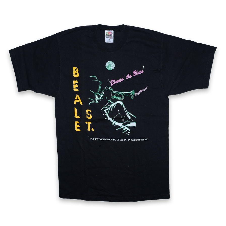 Vintage Beale Street Jazz T-Shirt Large - Double Double Vintage