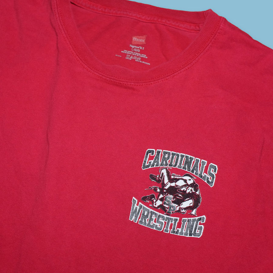 Vintage Cardinals Wrestling T-Shirt Large - Double Double Vintage