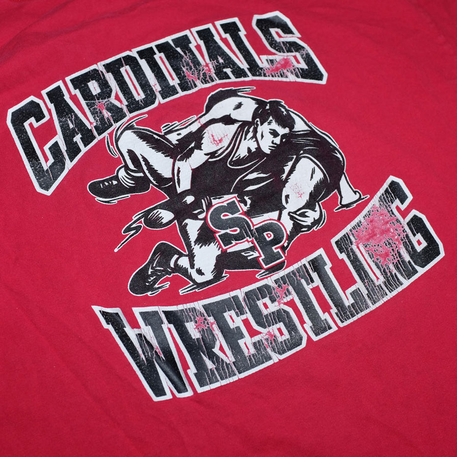 Vintage Cardinals Wrestling T-Shirt Large - Double Double Vintage