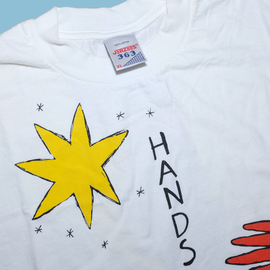 Vintage Hands For Friends T-Shirt XLarge - Double Double Vintage