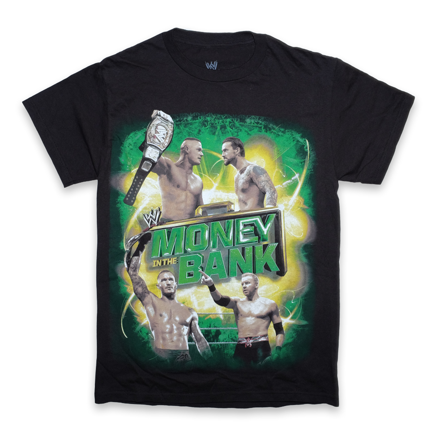 Vintage WWE Money Bank T-Shirt Small - Double Double Vintage