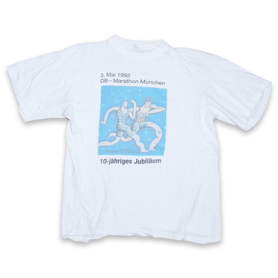 Vintage Marathon T-Shirt Medium / Large - Double Double Vintage