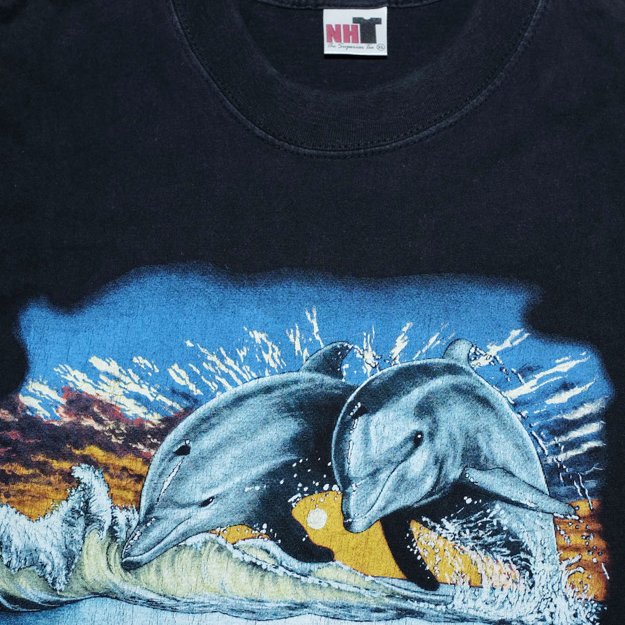 Vintage Ocean Graphic T-Shirt XLarge - Double Double Vintage