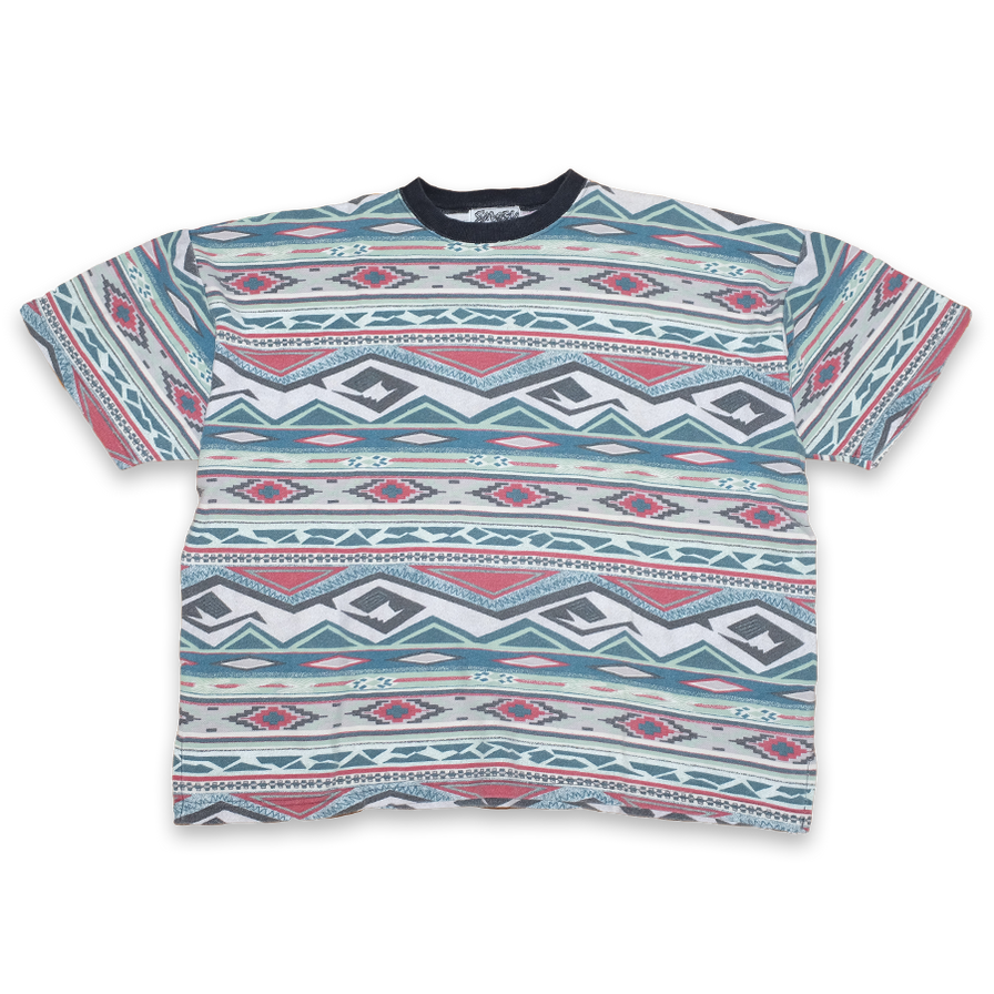 Vintage Pattern T-Shirt Large / XLarge - Double Double Vintage