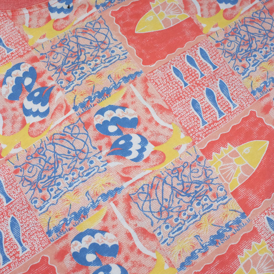 Vintage Pattern T-Shirt Large / XLarge - Double Double Vintage