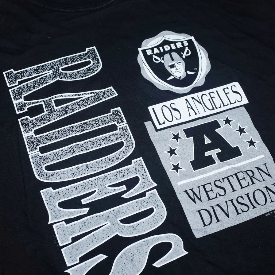 Vintage Chalk Line Raiders T-Shirt XLarge - Double Double Vintage