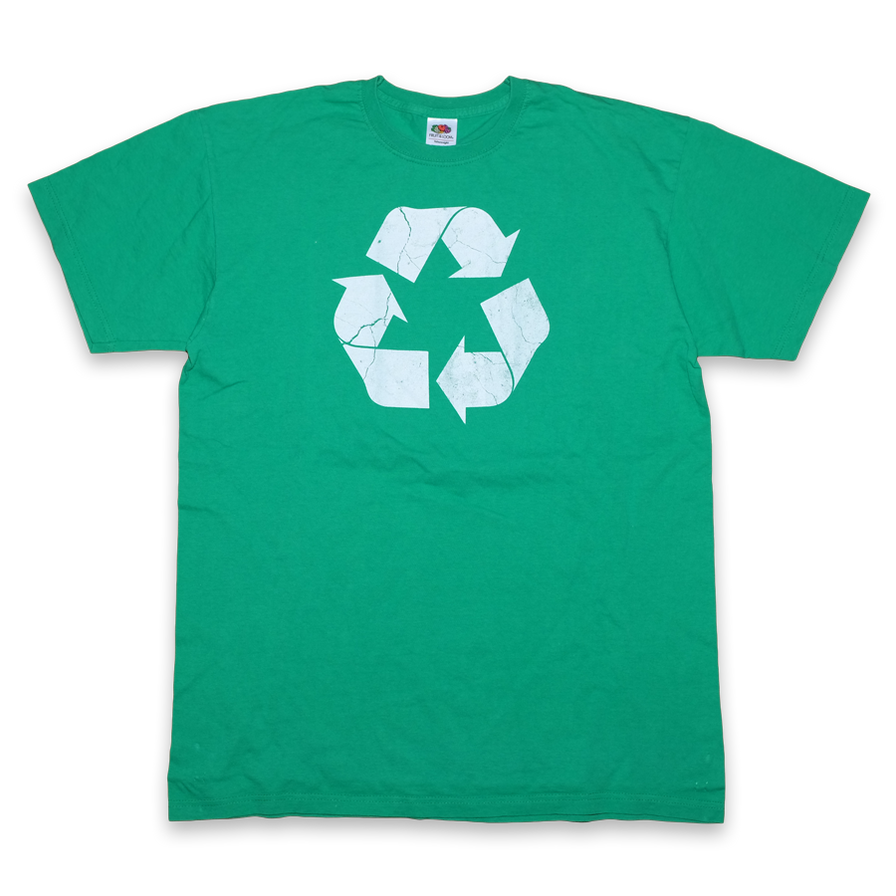 Recycle Logo T-Shirt Large - Double Double Vintage