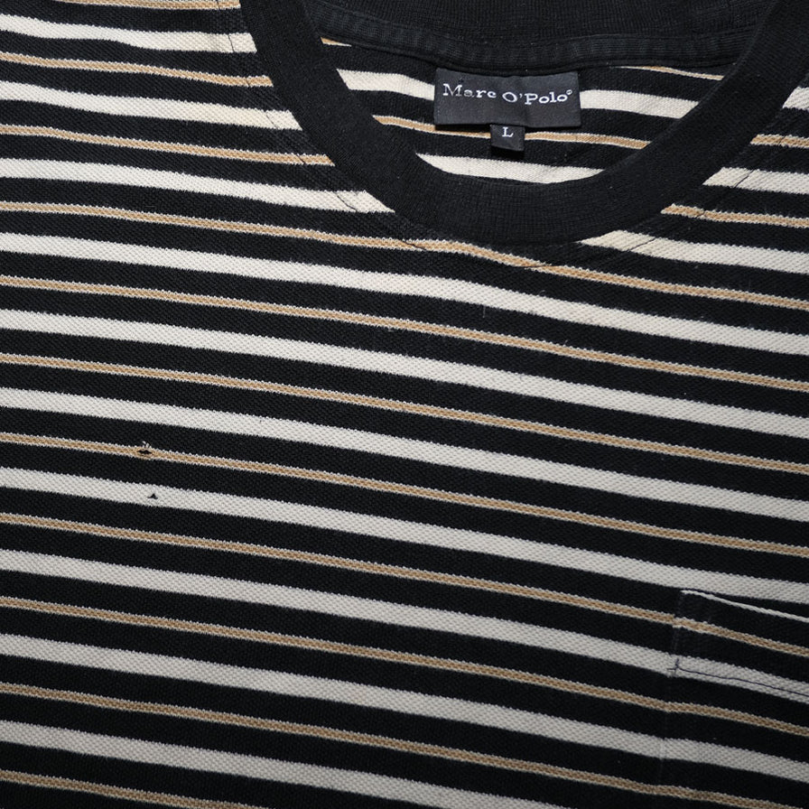 Vintage Striped T-Shirt Medium - Double Double Vintage