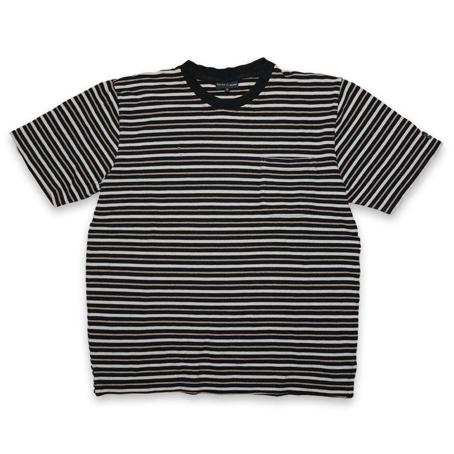 Vintage Striped T-Shirt Medium - Double Double Vintage