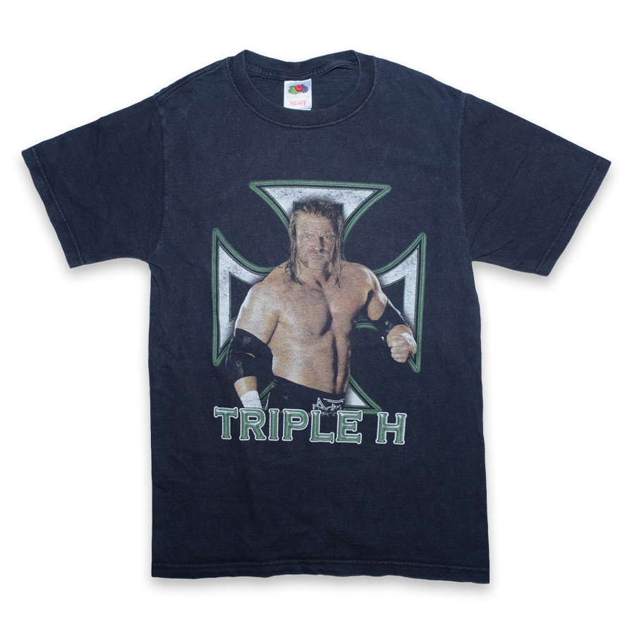 Vintage Triple H WWE T-Shirt Small - Double Double Vintage