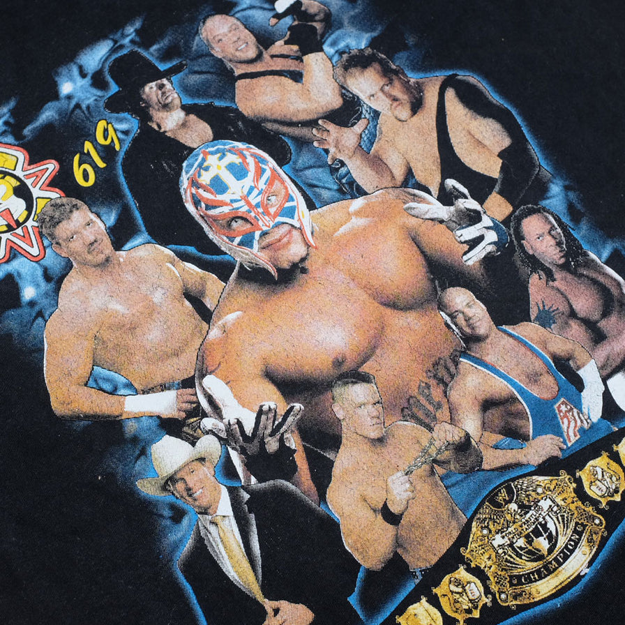 Vintage WWE Wrestling T-Shirt XLarge - Double Double Vintage