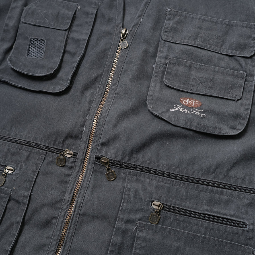 Vintage Utility Vest Large