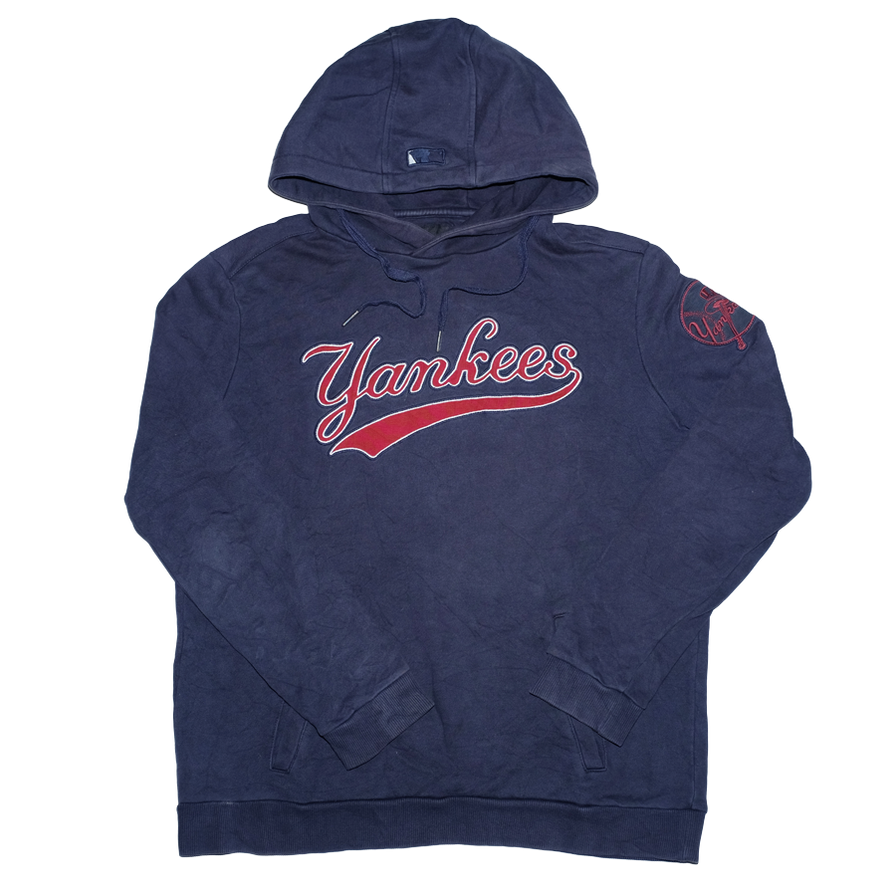 Yankees Logo Hoody Large - Double Double Vintage