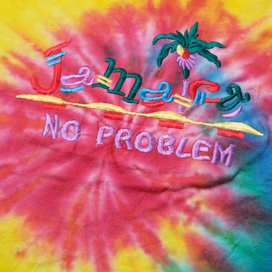 Vintage Jamaica Tie Dye T-Shirt Large