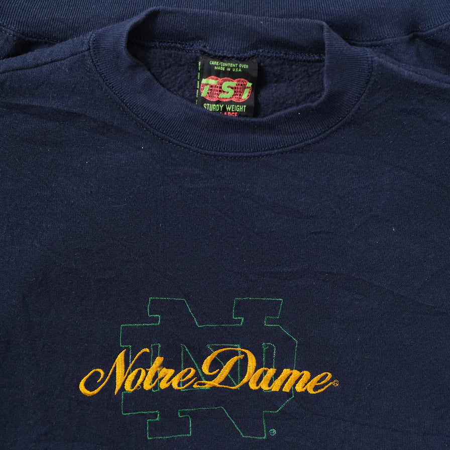 Vintage Notre Dame Sweater XLarge