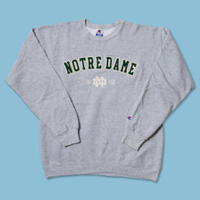 Vintage Champion Notre Dame Sweater Medium