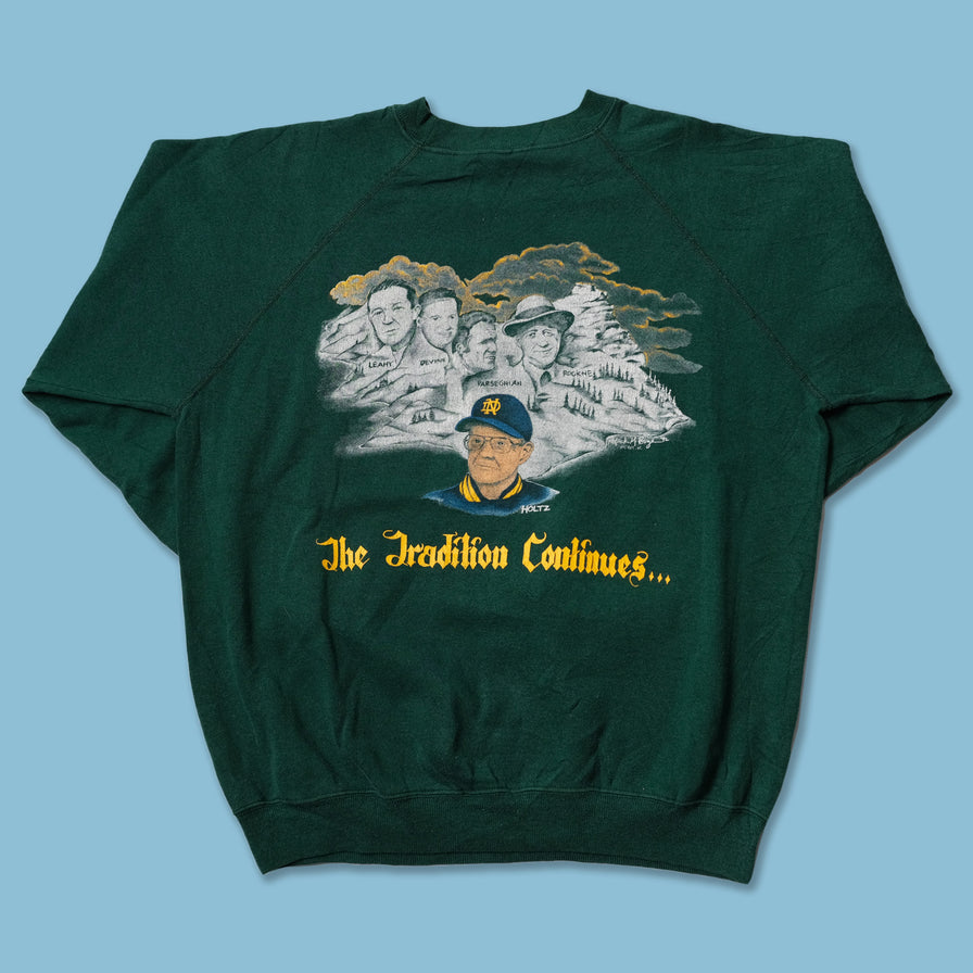 Vintage Notre Dame Football Sweater Large