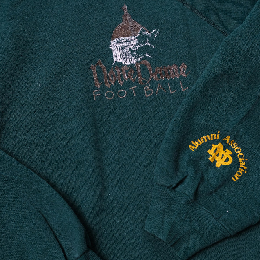 Vintage Notre Dame Football Sweater Large