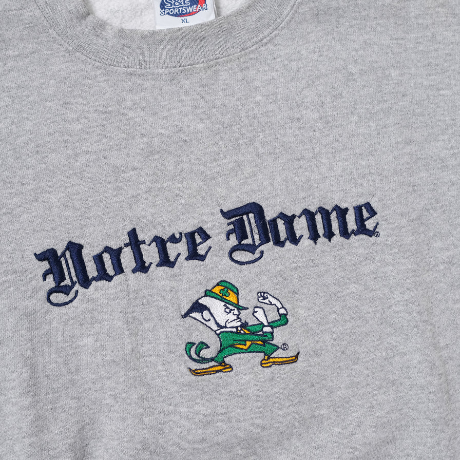 Vintage Notre Dame Sweater XLarge