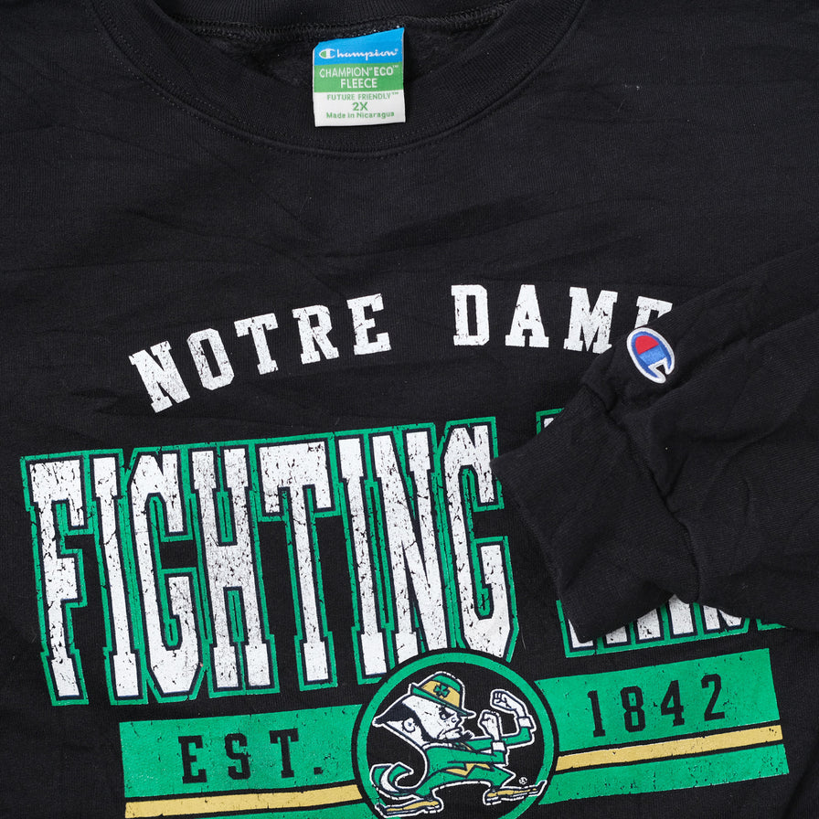 Vintage Champion Notre Dame Sweater XLarge