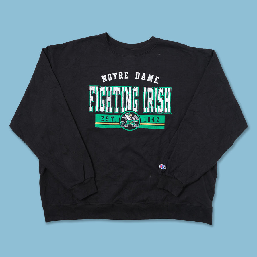 Vintage Champion Notre Dame Sweater XLarge
