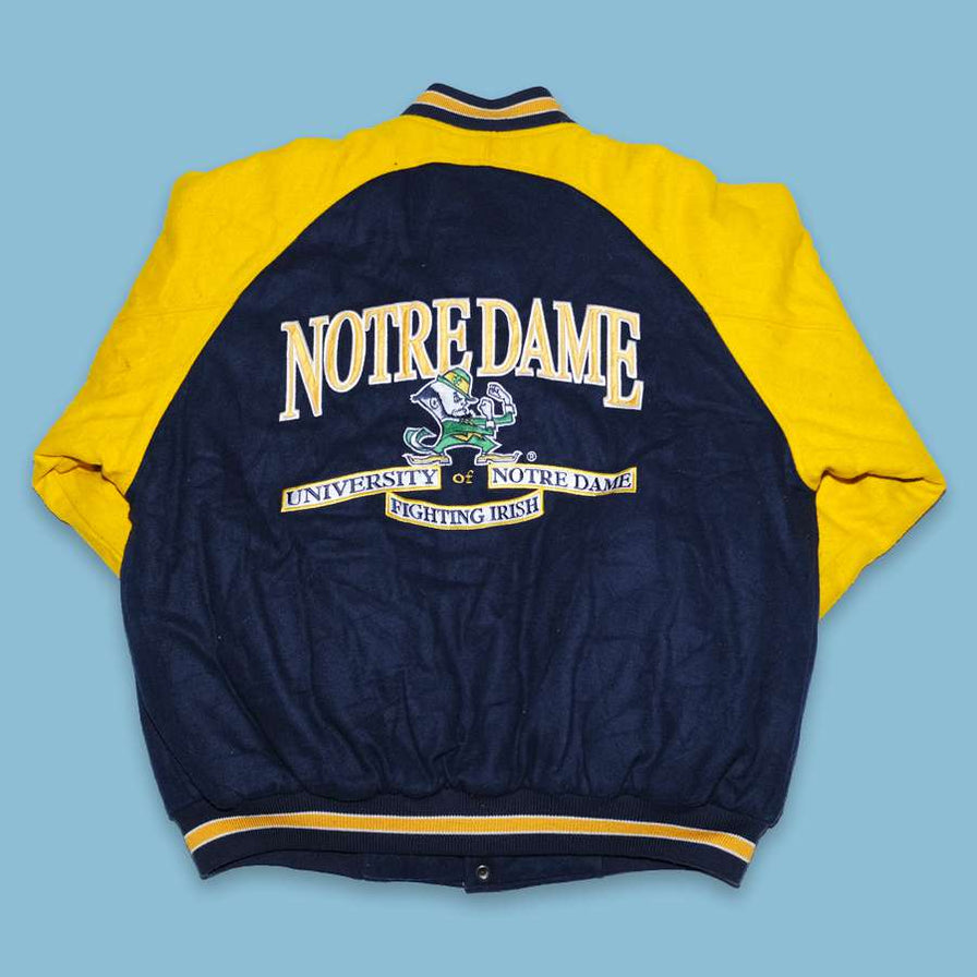 Vintage Notre Dame Wool College Jacket Large / XLarge