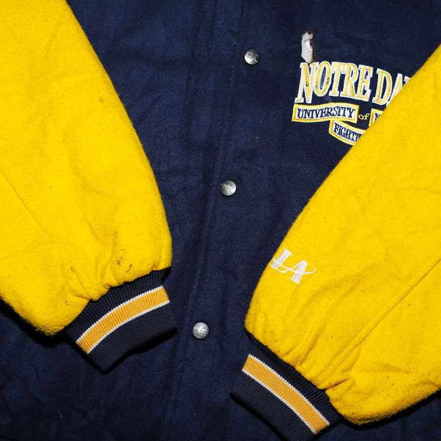 Vintage Notre Dame Wool College Jacket Large / XLarge