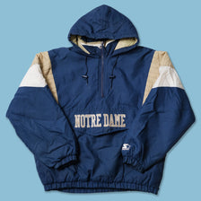Vintage Starter Notre Dame Anorak Large