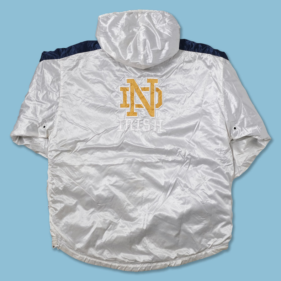 Vintage Reebok Notre Dame Reversible Jacket XLarge