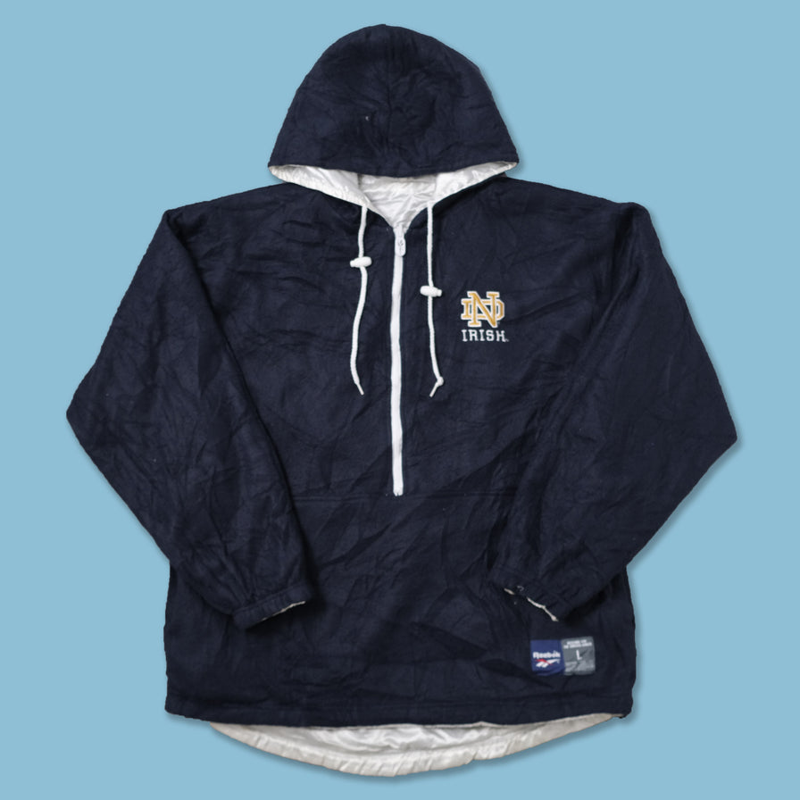 Vintage Reebok Notre Dame Reversible Jacket XLarge