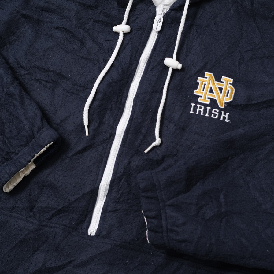 Vintage Reebok Notre Dame Reversible Jacket XLarge