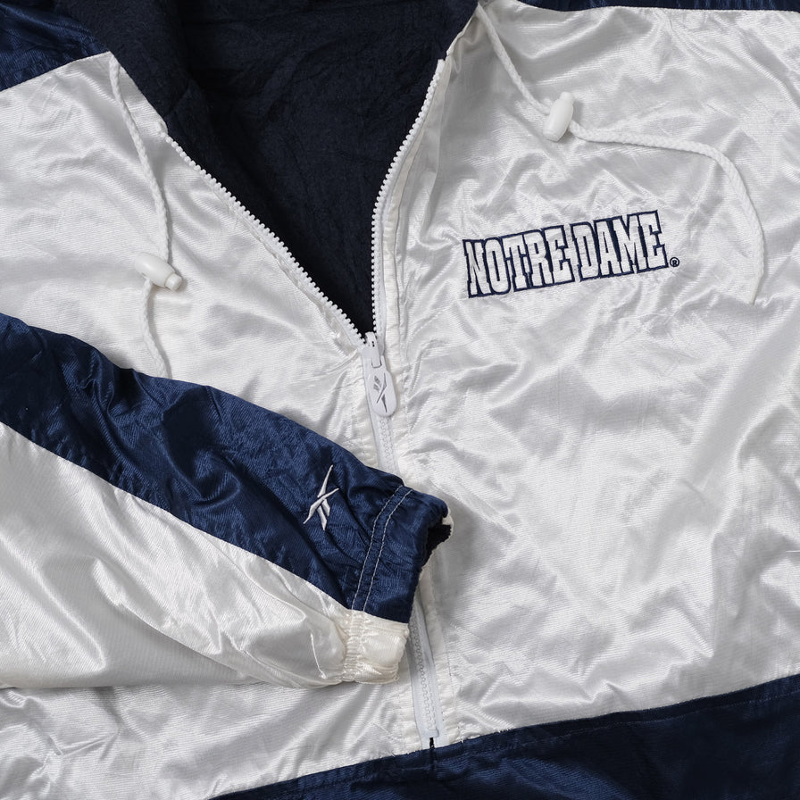 Vintage Reebok Notre Dame Reversible Jacket XLarge