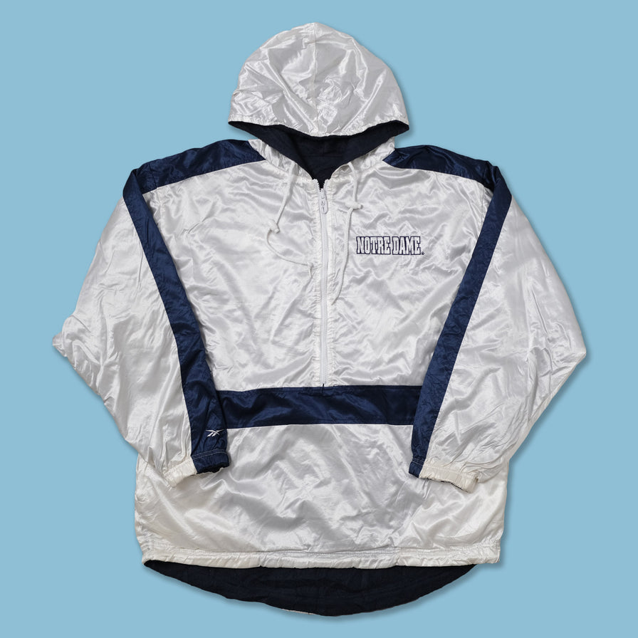 Vintage Reebok Notre Dame Reversible Jacket XLarge