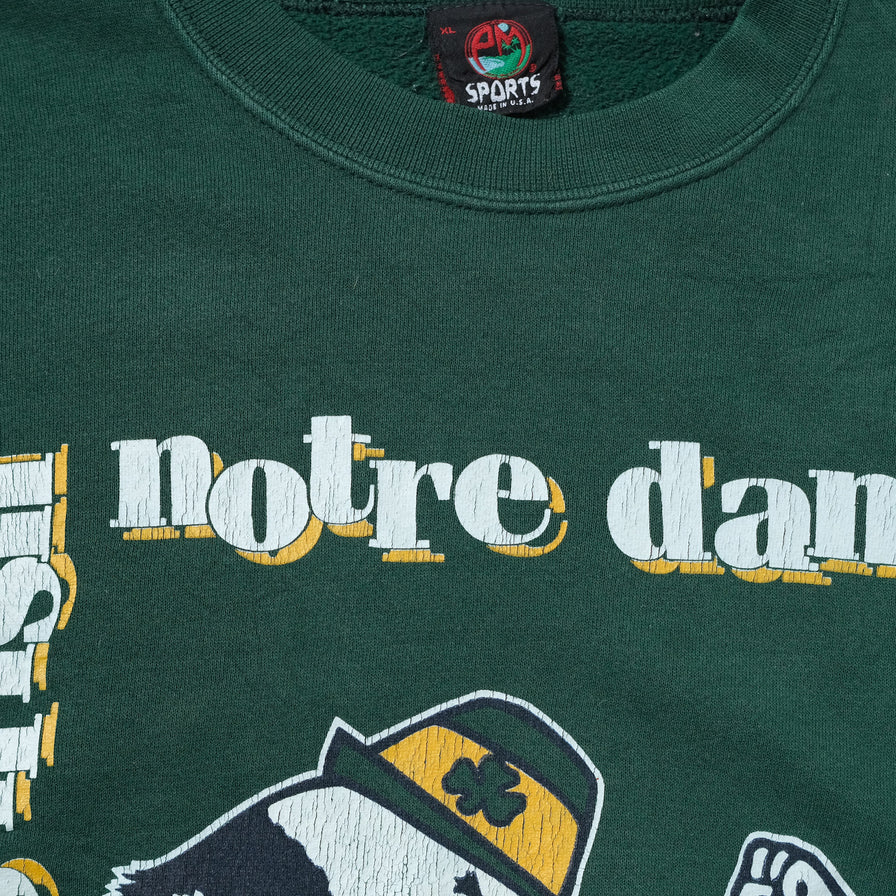 Vintage Notre Dame Fighting Irish Sweater XLarge