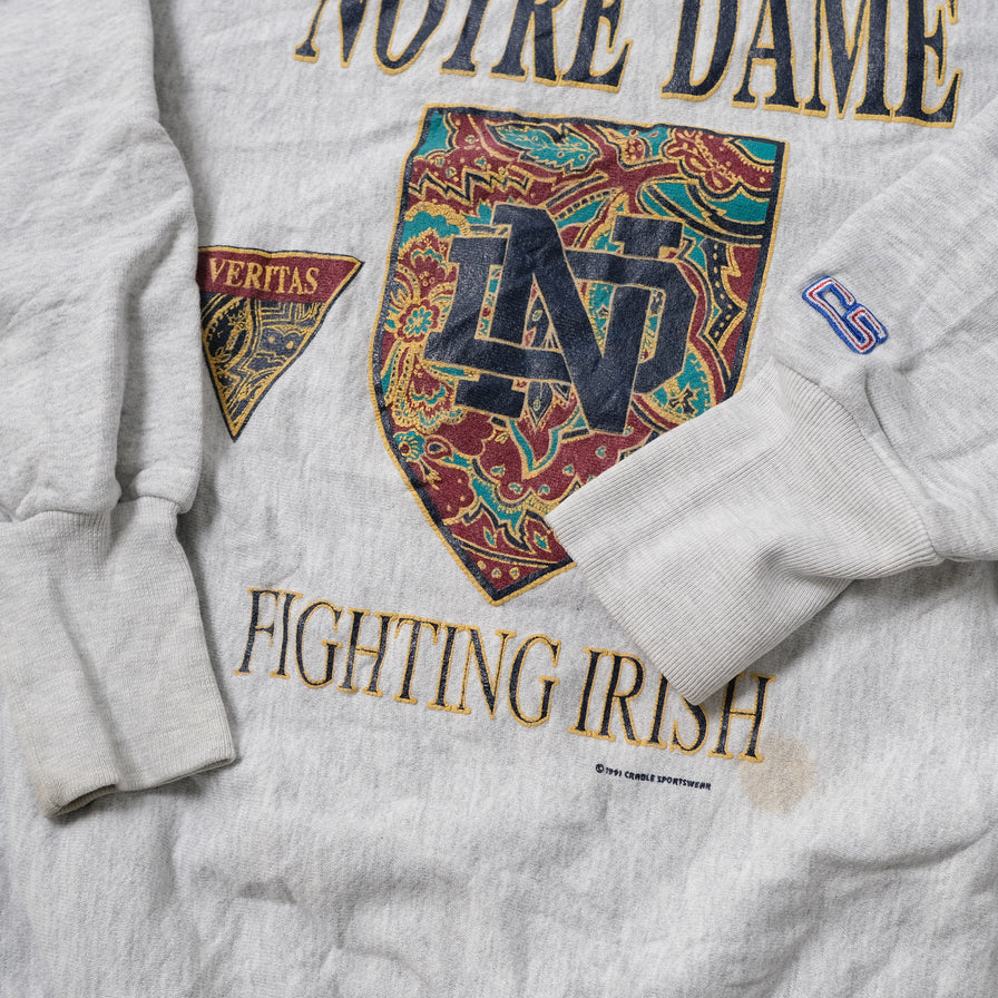 Vintage 1992 Notre Dame Sweater Large / XLarge